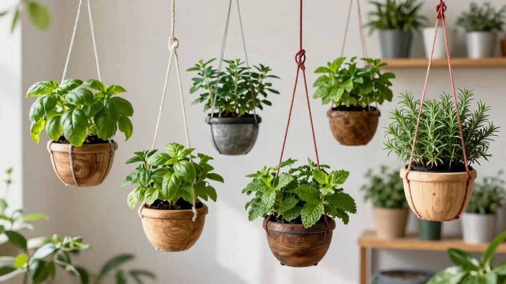 8 Hanging Herb Garden Ideas to Add a Beautiful Green Feature Anywhere