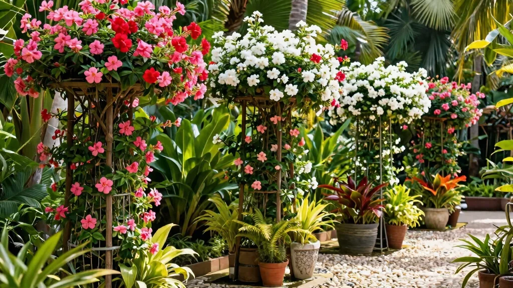 9 Mandevilla Trellis Ideas to Create a Tropical and Vibrant Garden Feature